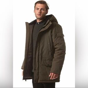 Carhartt Men's Olive Brown Puffer Parka Jacket